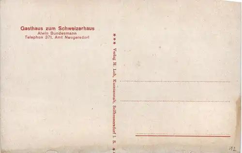 Seifhennersdorf - Gsthaus zum Schweizerhaus -233272