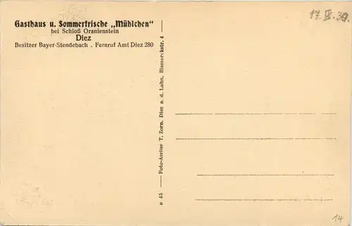 Diez a d Lahn - Gasthaus Mühlchen -233220