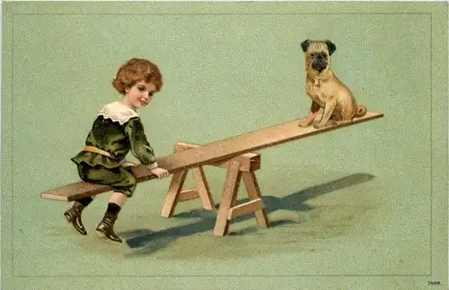 Child with Dog -237536