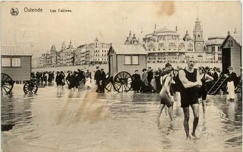Ostende - Les cabines - Feldpost -238250