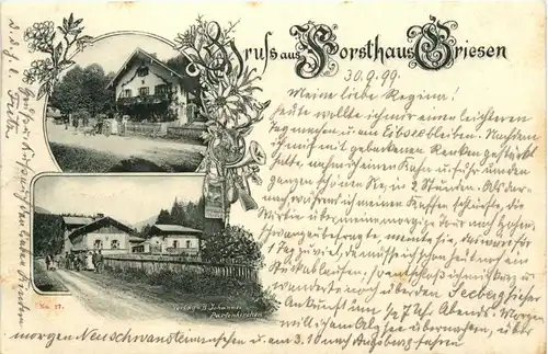 Gruss aus Forsthaus Griesen -255414