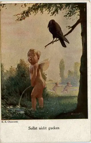 Sollst nicht gucken - Künstlerkarte Olszewski -238002