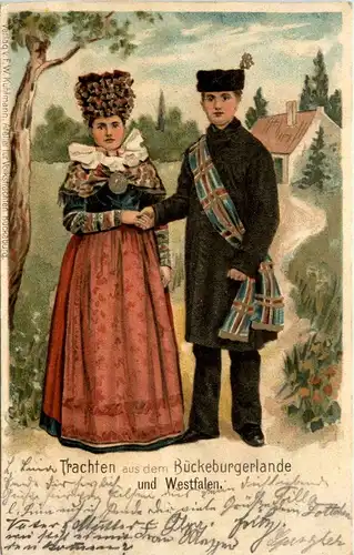 Tracht Bückeberg - Litho -238520