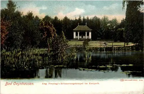 Bad Oeynhausen - Aug. Freytags Erinnerungstempel -238576