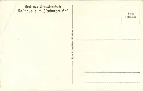 Gruss aus Unterreichenbach - Gasthaus zum Isenburger Hof -239470