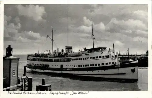 Cuxhaven Duhnen - Hapagdampfer Jan Molsen -238748