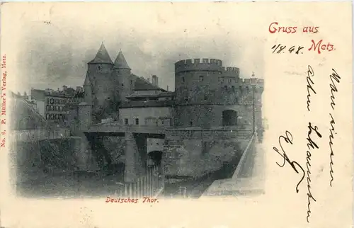 Gruss aus Metz - Deutsches Thor -238668