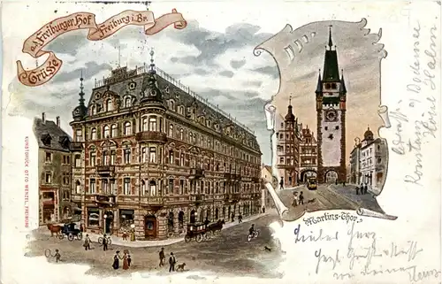 Freiburg - Gruss aus dem Freiburger Hof -239256