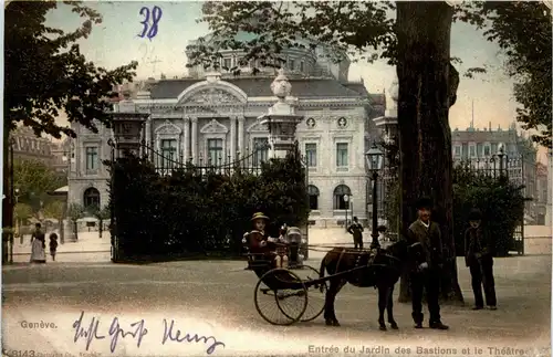 Geneve - Entree du Jardin des Bastions -239342