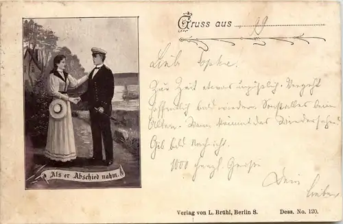 Gruss aus - Als er Abschied nahm -238732