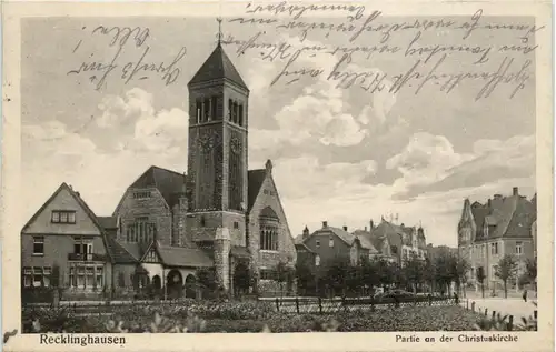 Recklinghausen - Partie an der Christuskirche -256476