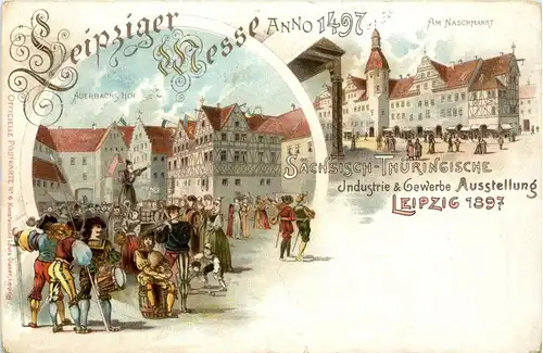 Leipziger Messe - Industrie Ausstellung 1897 - Litho -239680