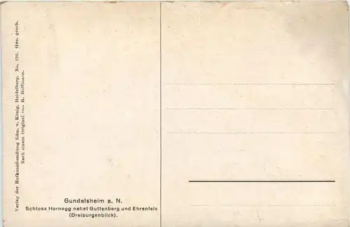 Künstlerkarte H. Hoffmann - Gundelsheim -239196