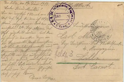 Peronne - Feldpost -239004