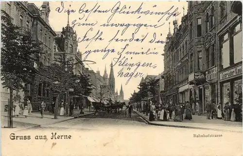 Gruss aus Herne - Bahnhofstrasse -256656