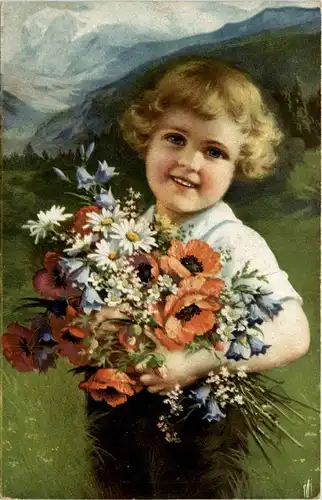 Kind -Künstlerkarte -237700