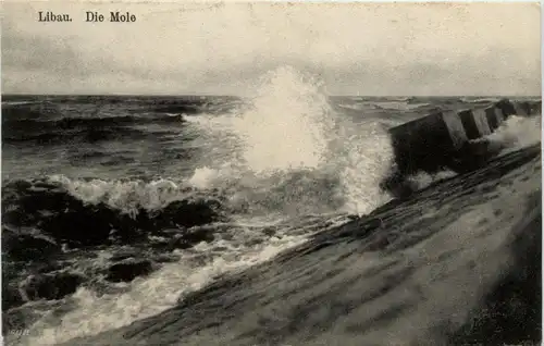 Libau - die Mole -239716