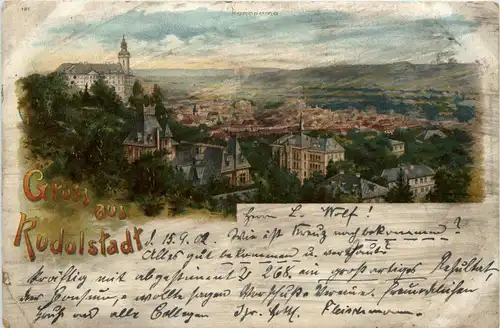 Gruss aus Rudolstadt - Litho -256818