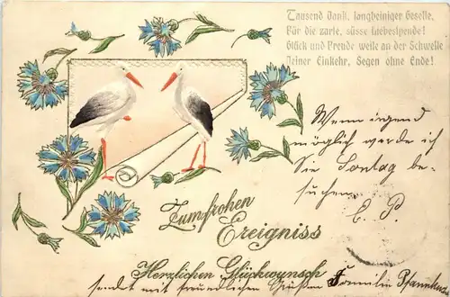 Geburt - Storch -238076