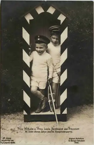 Prinz Wilhelm und Prinz Louis Ferdinand von Preussen -240320
