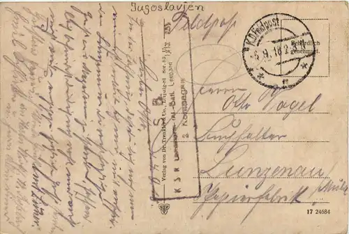 Sonntags Markt in Mazedonien - Feldpost -241100