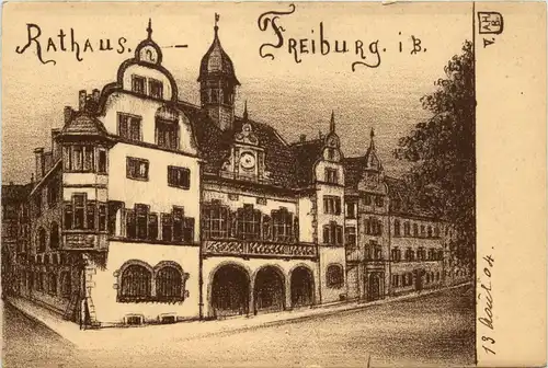 Freiburg - Rathaus -257238