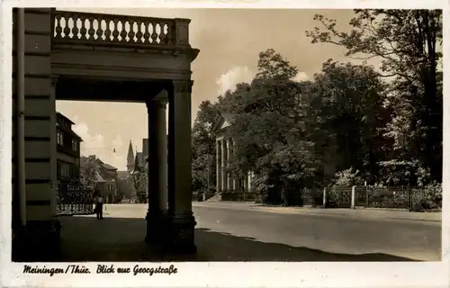 Meiningen - Blick zur Georgstrasse -240664