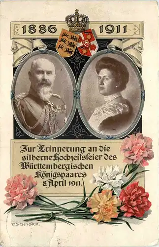 Silberne Hochzeit Könighaus Württemberg -240388