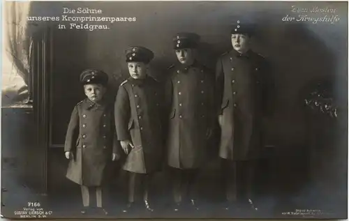 Die Söhne unseres Kronprinzenpaares in Feldgrau -240408