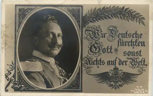 Kaiser Wilhelm II - Wir Deutche fürchten Gott sonst nichts -240382