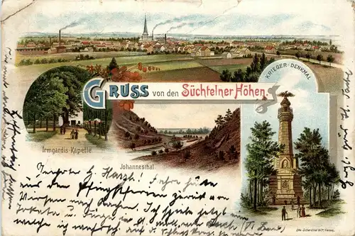 Gruss von den Süchtelner Höhen - Litho -240968