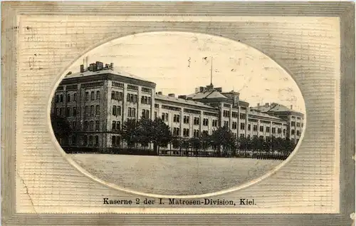 Kiel - Kaserne 2 der Matrosen Division -240438
