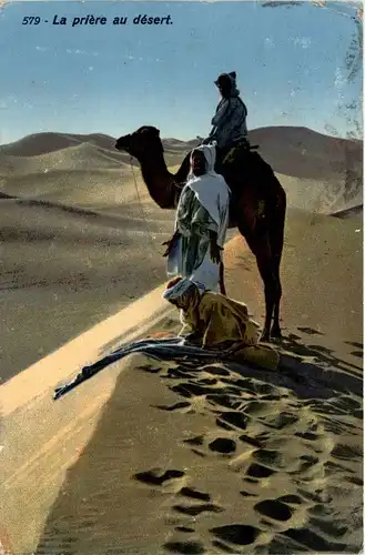 Tunesien - La priere au desert -241078