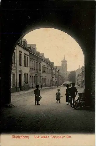 Marienberg - Blick durchs Zschopauer Tor -277494