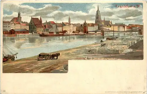 Gruss aus Frankfurt - Litho -250214