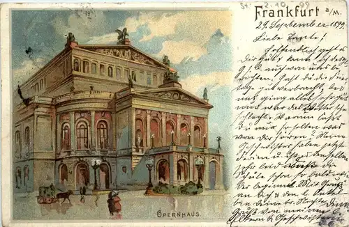 Gruss aus Frankfurt - Litho -250234