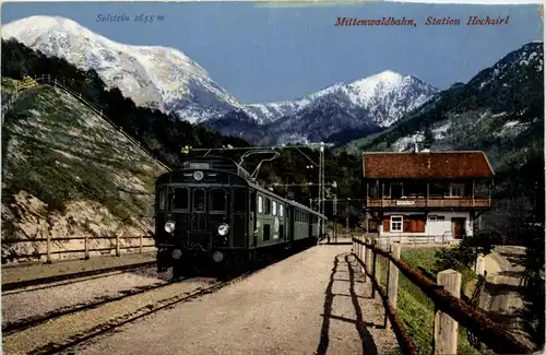 Mittenwaldbahn - Station Hochzirl -241072