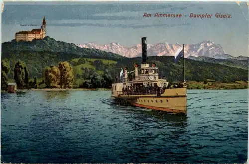 Ammersee - Dampfer Gisela -239656