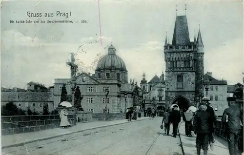 Gruss aus Prag - Karlsbrücke -277814