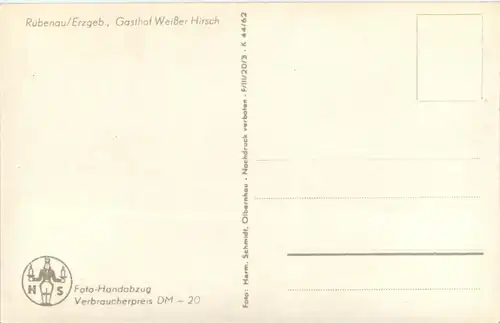 Rübenau - Gasthof Weisser Hirsch -277478