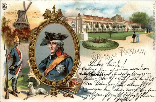 Gruss aus Potsdam - Litho -278830