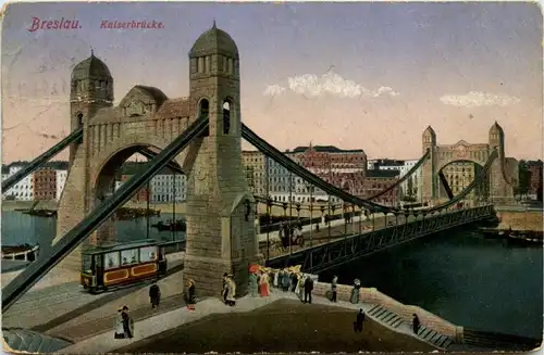 Breslau - Kaiserbrücke -277782