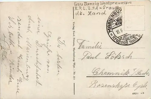 Marienburg Westpreussen -277850