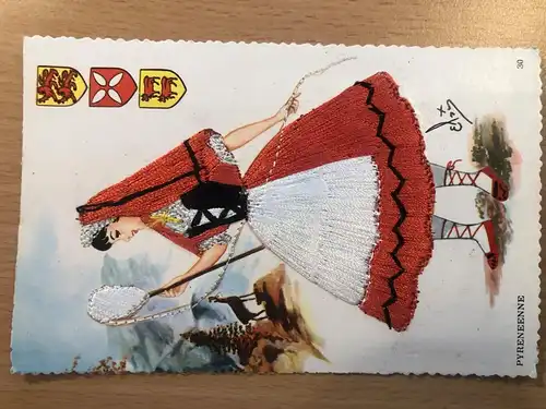 Pyreneenne - Bestickte Karte -S63