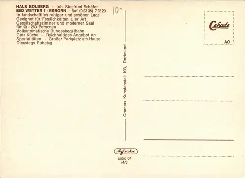 Wetter - Esborn - Haus Bölberg -278180