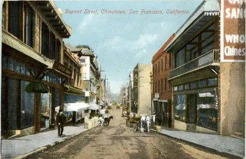San Francisco - China town Dupont Street -278714