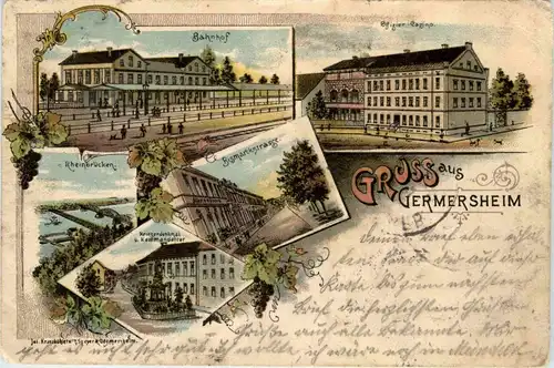 Gruss aus Germersheim - Litho -251802