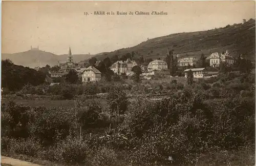 Barr et la ruine du Chateau d Andlau -279014