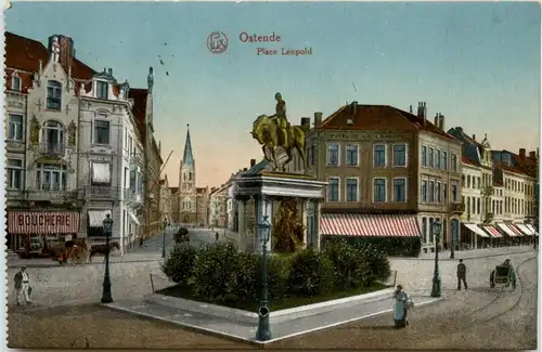 Ostende - Place Leopold - Feldpost -278628