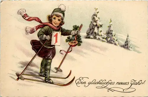 Neujahr - Kind Ski -279114